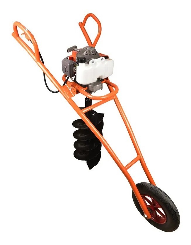 Hoyadora Pocera 62cc Reforzada Con Mecha Y Rueda, Novedad!