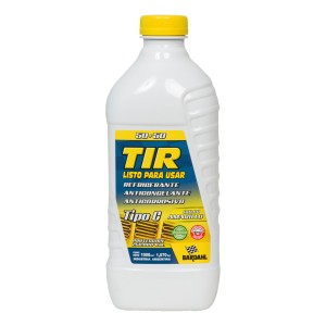 Liquido Refrigerante Anticongelante Tir 50% Listo Para Usar Bardahl Amarillo 1l