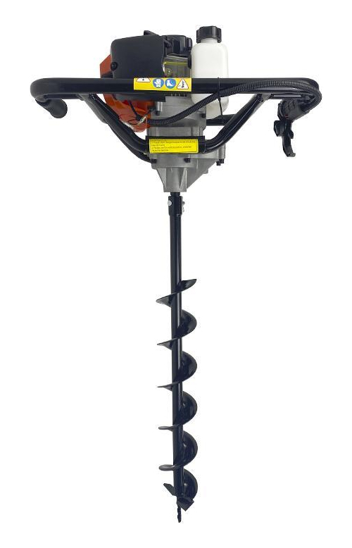 Perforadora De Suelo A Gasolina De 52 Cc Con 3 Taladros Y 1 M De Extensión - Imagen 3