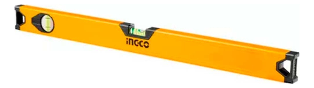 Nivel De Mano Aluminio 40 Cm 2 Burbujas Ingco Profesional