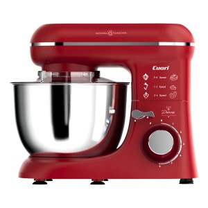 Batidora Planetaria Cuori 1000w 6 Velocidades 4,5 Litros Color Rojo Frecuencia 50 Hz / 60 Hz