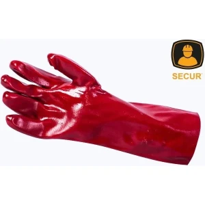 Guante Pvc Rojo - 45 Cms - Tyt