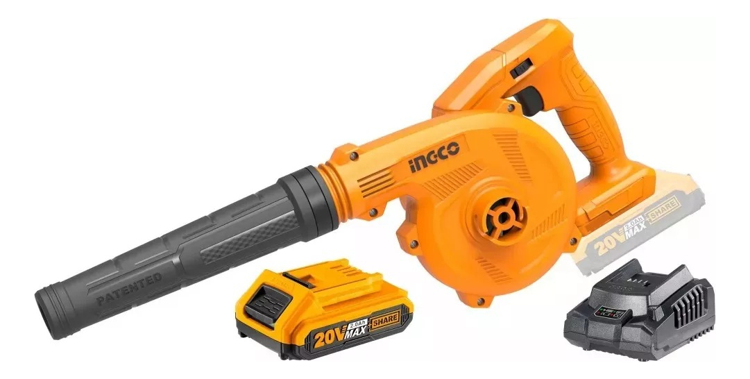 Sopladora Inalámbrica Ingco + Batería Y Cargador