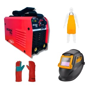 Kit Herrero Completo Soldadora Hessen 130a + Articulos -