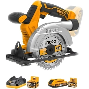 Sierra Circular Ingco Con 1 Bateria 20volt 2ah Y 1 Cargado