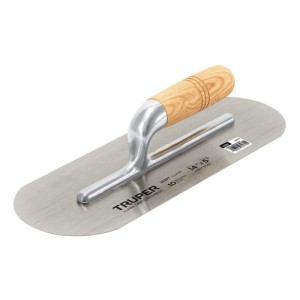 Llana Canto Redondo 35 X 13 Mm Con Mango De Madera 14 PuLG