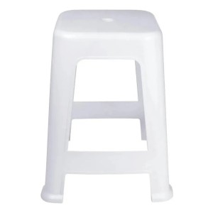 Banco Taburete Banqueta Plastico Blanco Bela Vista Mor