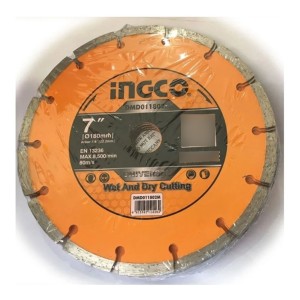 Ff Set Lata 5 Discos Diamantados 7'' Segmentado Ingco Dm