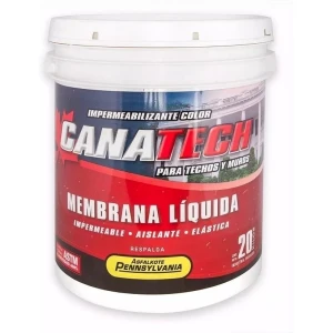 Membrana Liquida Canatech 20kgs + Bandeja + Rodillo + Pincel