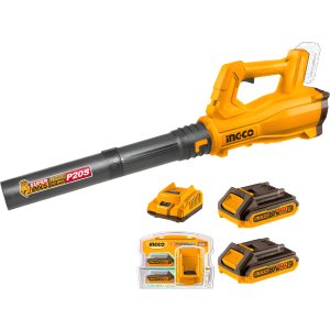 Sopladora 20v Con 2 Bateria Y Cargador Ingco Cabli203235