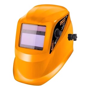 Careta Soldar Fotosensible Electronica Tig Mig Plasma Ingco Color Amarillo