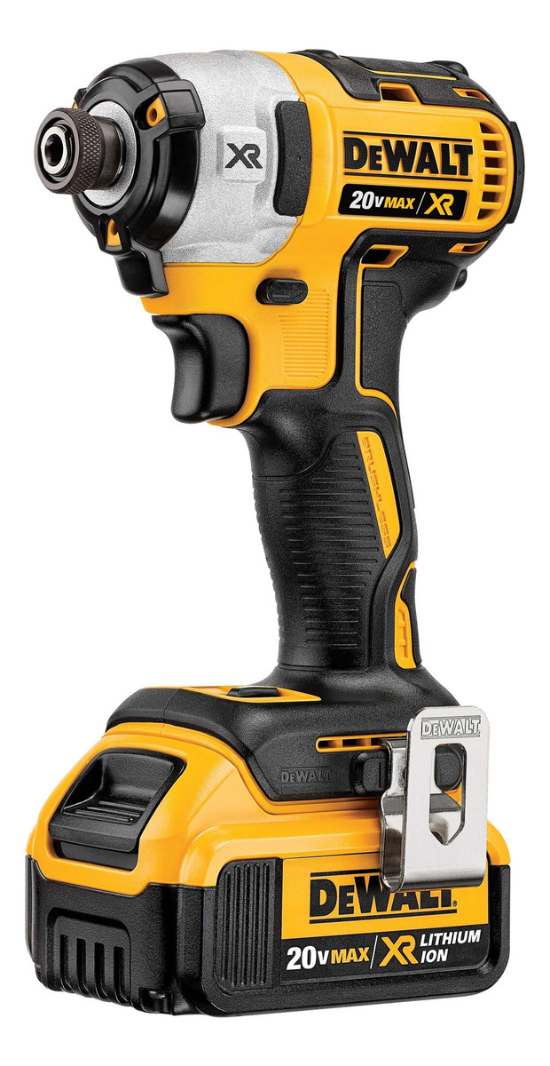 Atornillador De Impacto Dewalt Dcf887m2-b2 1/4 Sin Carbones Color Amarillol - Imagen 2