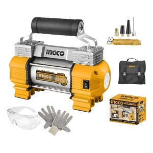 Compresor De Aire Ingco Aliment 12v Ideal Inflar Auto Compre