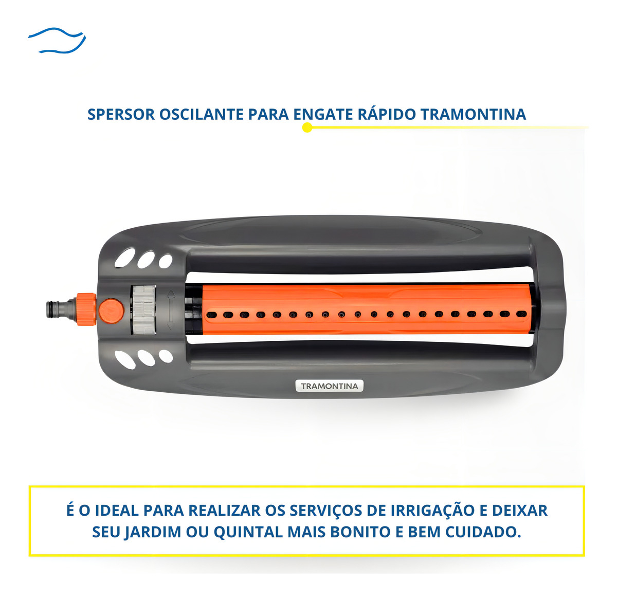 Aspersor Regador Oscilatorio Plástico Tramontina - Imagen 2