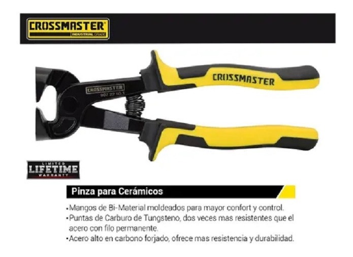 Tenaza Para Ceramicos 8 Tungsteno Profesional Crossmaster - Imagen 2