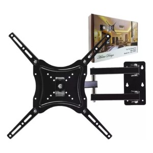 Soporte TV Monitor HDL117B2 Pared Brazo Móvil 14 A 55 Pulgadas Negro