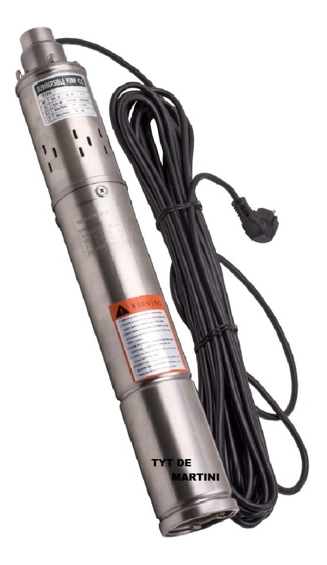 Bomba Sumergible Inoxidable Gusano 3/4 Hp- Tyt
