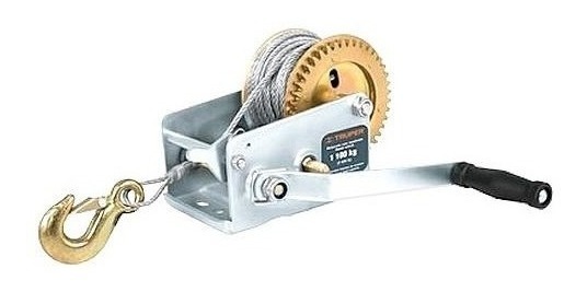 Malacate Aparejo Manija Remolque Linga Acero 9 650kg Truper