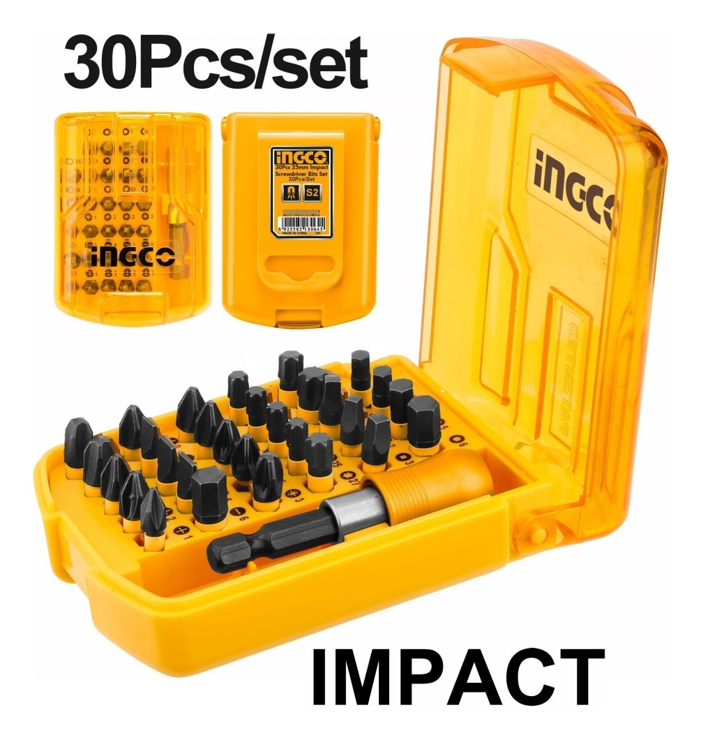 Set 30 Puntas Impacto P Atornillador Ingco Aksd68303 - Imagen 2