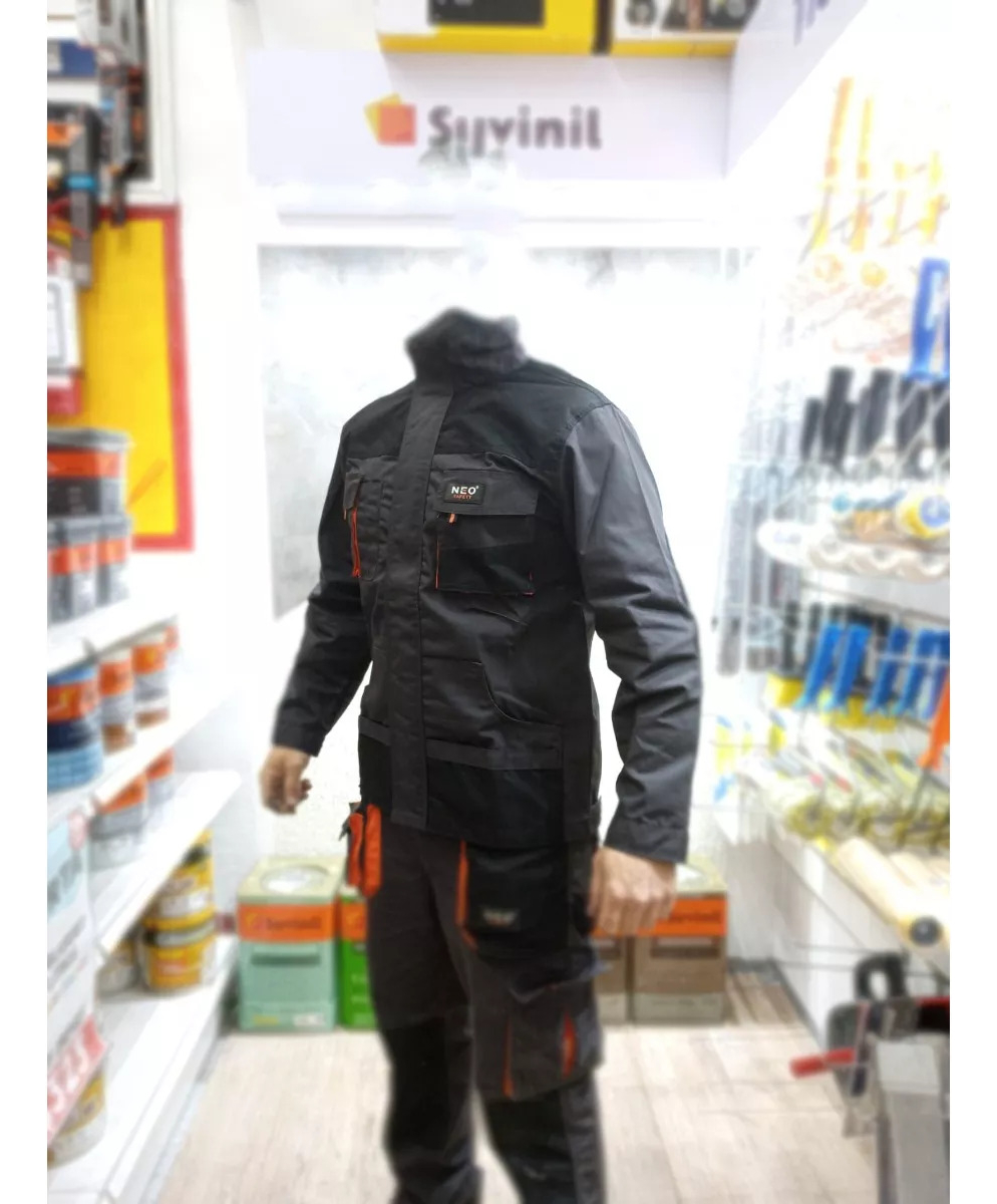 Campera Camisa Trabajo Reforzada Con Bolsillos Neo Safety - Imagen 2