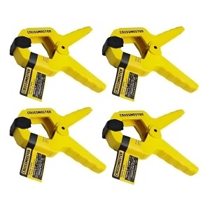 4 Prensas Pinza Sujeción Plastica12kg 150mmx50mm Crossmaster