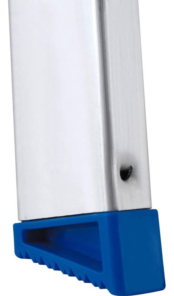 Escalera De Aluminio Tijera 6 Escalones Mor Plegable 5104 Base Antideslizante, Traba De Seguridad. Ultimo Escalon Como Plataforma Y Soporte De Aluminio Para Sujetarse - Imagen 6