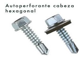 Mecha Tornillo Hexagonal Punta Mecha 6,3 X 100 Mm X100 Uni - Imagen 3
