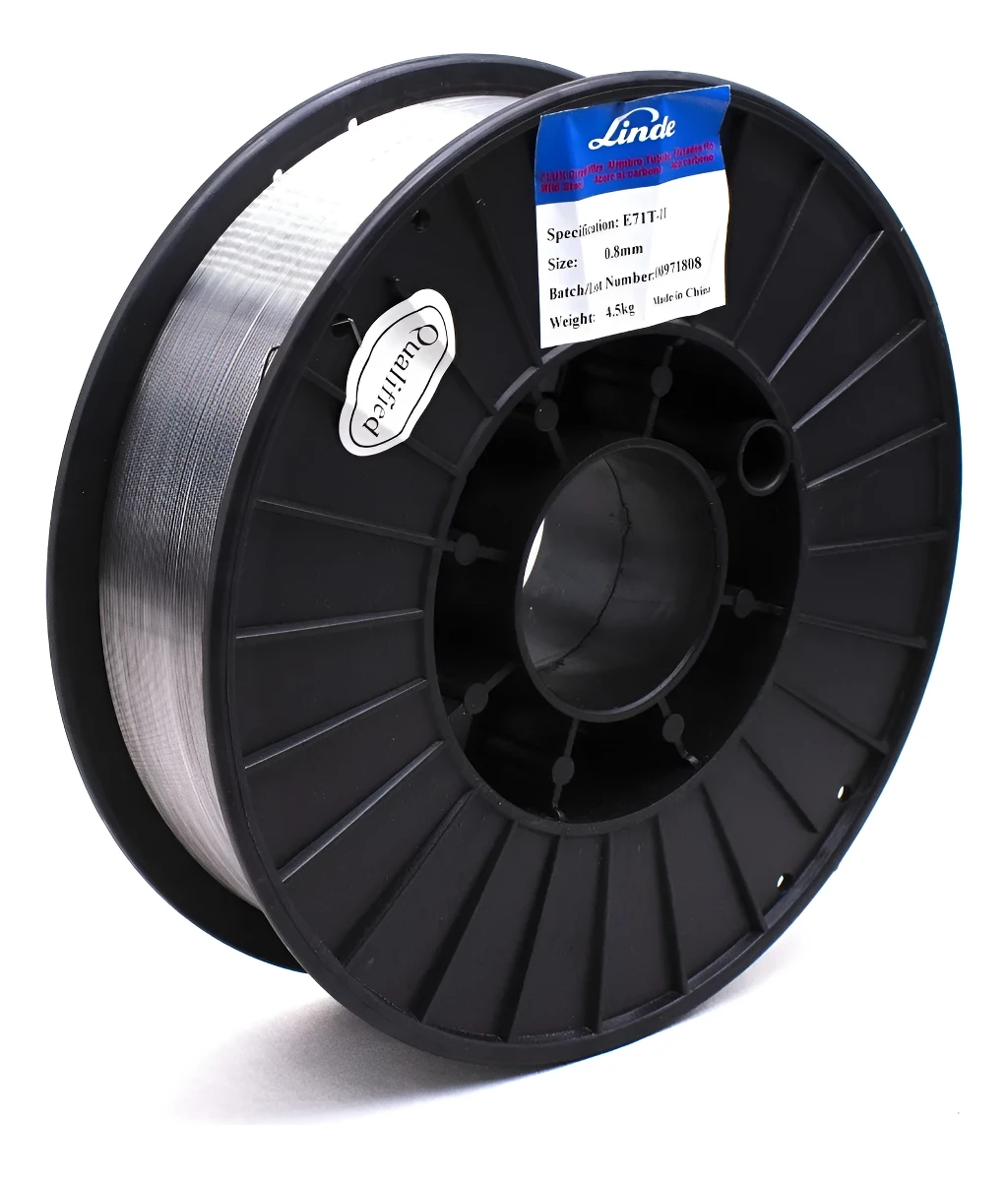 Alambre Mig 5k 08mm Para Soldar Sin Gas E71t-sg