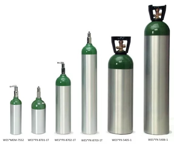 Tubo Cilindro P/ Mig Mezcla 4 Metros Tipo Aga Cargado - Tyt - Imagen 2