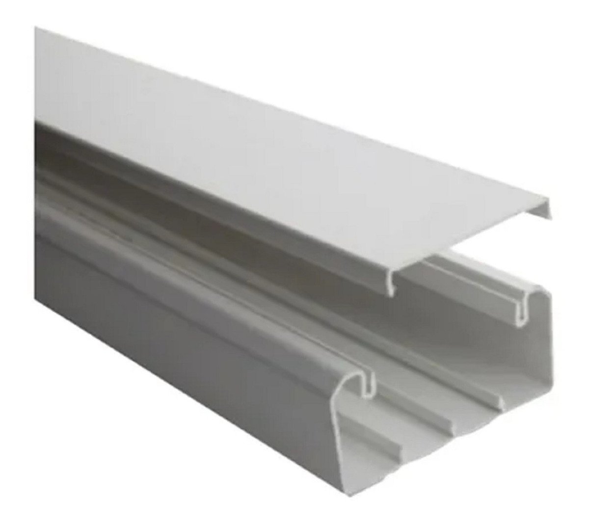 Ducto Plástico De Pared Color Blanco. Dimensiones: 20x20mm