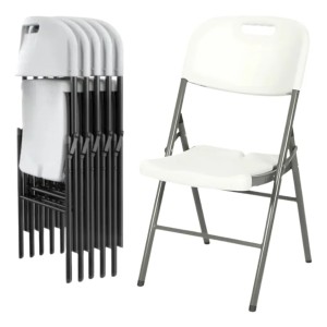 Silla Plegable Plastico Resistente Jardin Exterior