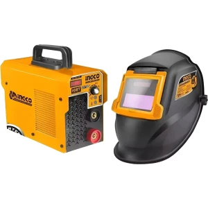 Soldadora Inverter Compacta Ingco Pro 160 Amp Igbt + Careta