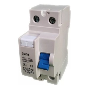 Interruptor Diferencial Sassin 3sl36-240 40a 220v 2 Polos Riel Din