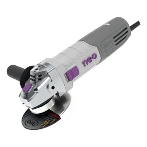 Miniamoladora Angular Neo Aa 1025 De 50 hz/60 hz Color Gris 1.1 kw 220 v + Accesorio