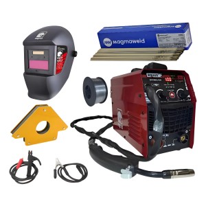 Soldadora Inverter 3en1 Mig-mma-tig 100a Equus Careta Alambr