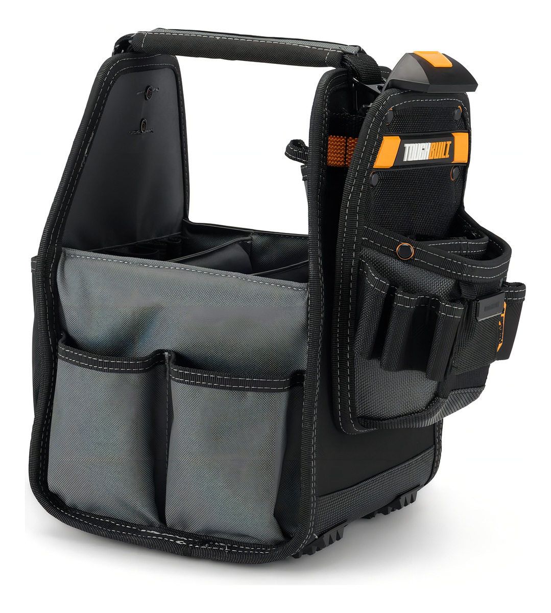 Bolso Abierto + Coleto Cliptech 20cm Toughbuilt Tb-ct-180-8 Color Negro - Imagen 6