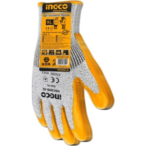Guantes Amarillo Resistente A Cortes Hgcg08-xl Ingco Tall Pa
