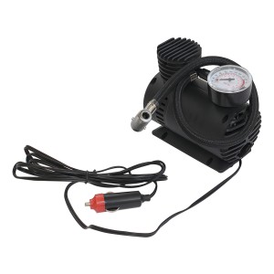 Compresor Aire Inflador Auto Bici 300 Psi Electrico Color Negro Frecuencia V