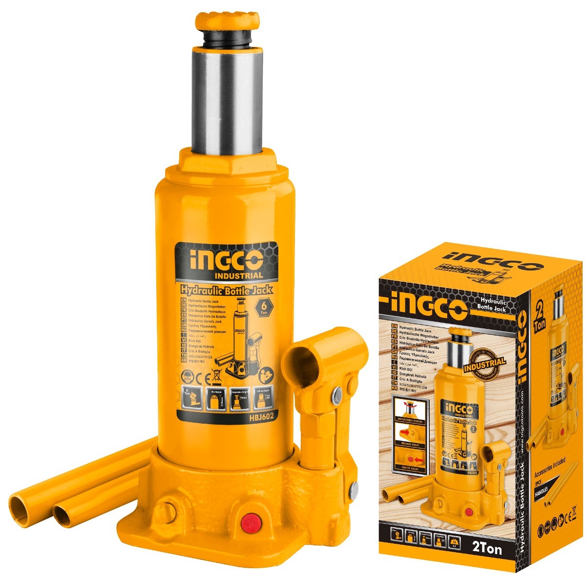 Gato Botella 2 Toneladas Ingco