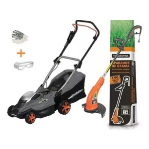 Cortadora Césped Eléctrica 1300w + Bordeadora Forest &garden