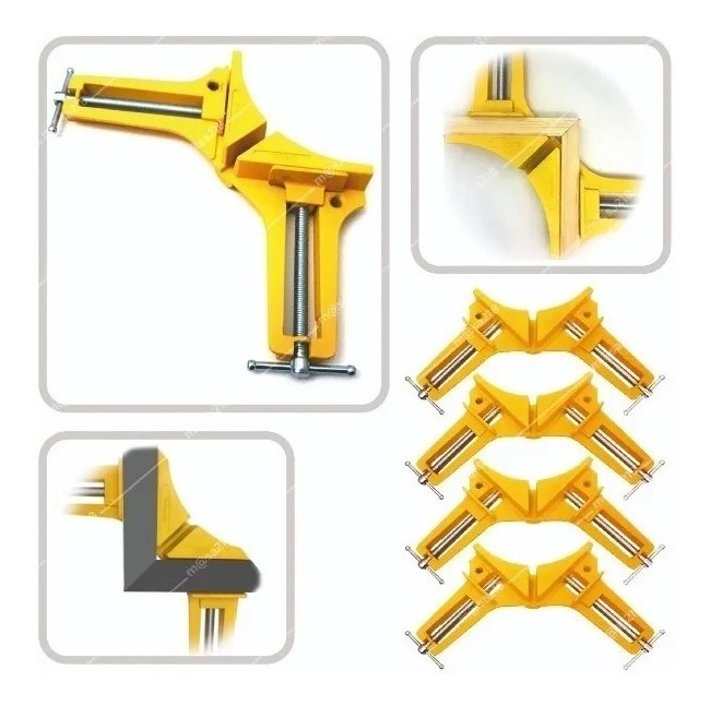 4 Prensas Escuadra Carpinteria Herreria Oferta!!