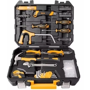 Kit Set De 117 Herramientas Combinadas Ingco C Valija Plasti Negro