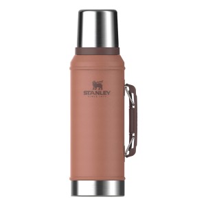 Termo Clasico Stanley 950 Ml Con Manija Y Tapon Cebador Color Clay