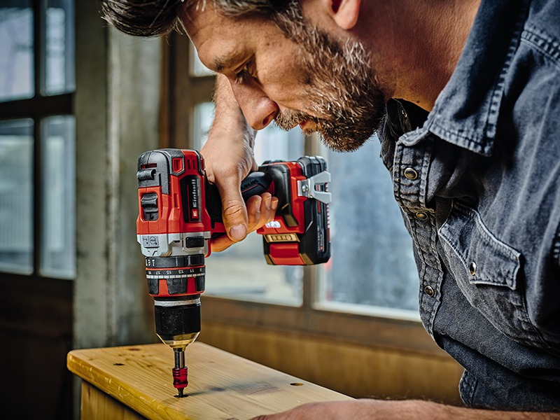 Taladro Einhell Percutor Brushless 2 Bateria 2 Amper Kit Color Rojo Frecuencia 50 Hz/60 Hz - Imagen 6