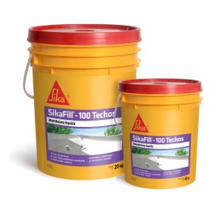 Membrana Líquida Sikafill-100techos 20+4k Ferreteria Acabado Satinado Color Blanco