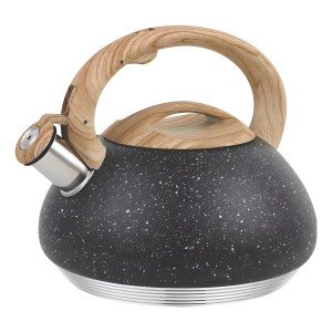 Pava De Acero Inox. 3.0l Modelo silbato En Acero Ss Color Gris