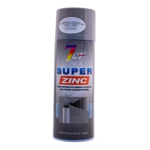 Pintura Spray 7cf Galvanizado En Frio Zincado Rich 400ml Tyt
