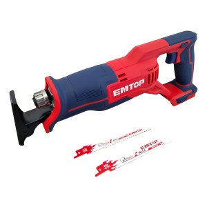 Sierra Sable Inalámbrica Emtop Rpm 2800 Cortes Metal Madera