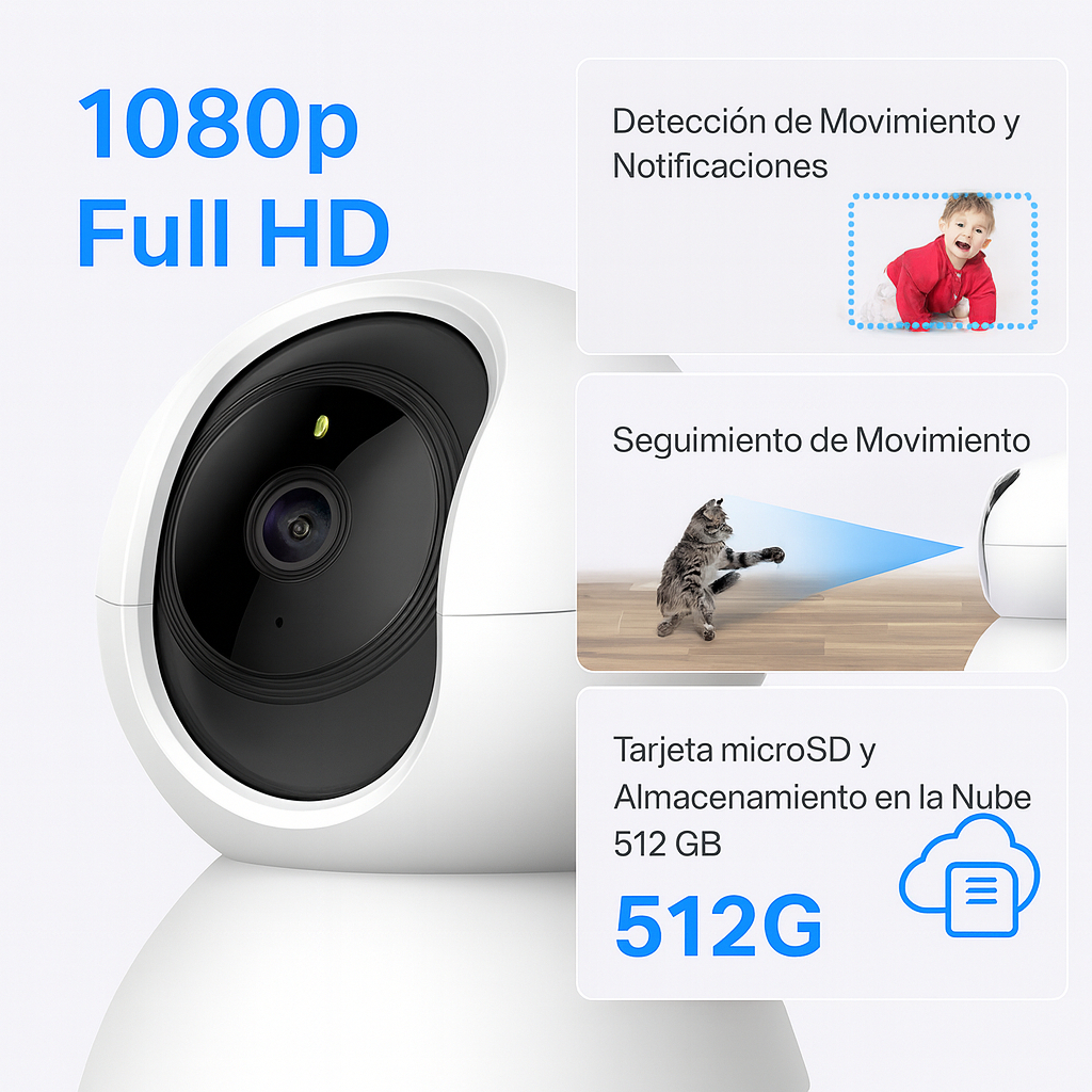 Cámara De Seguridad Tp-link Tapo Smart C200 Con Resolución Full Hd 2mp Visión Nocturna Incluida Color Blanco - Imagen 7
