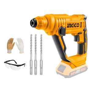 Rotomartillo Electroneumático Ingco P20s Crhli1601 Inalámbrico Amarillo Con 110w De Potencia